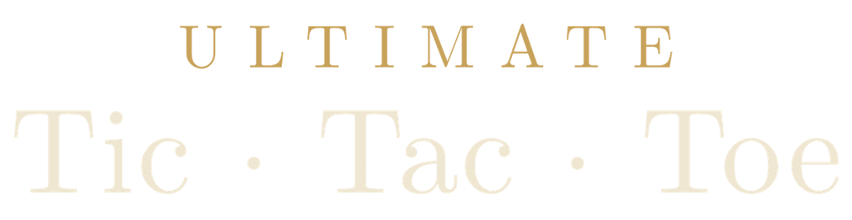 Ultimate Tic Tac Toe